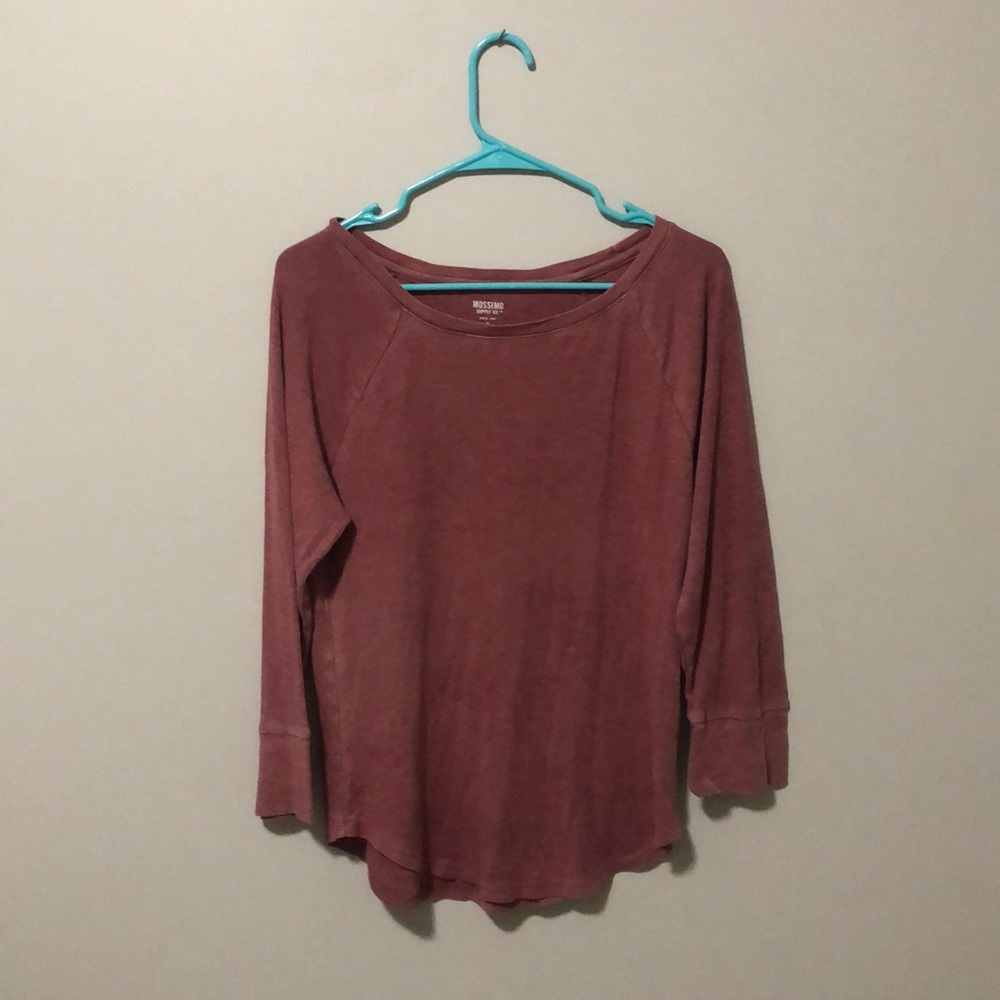 Pink Target 3/4 Sleeve Shirt